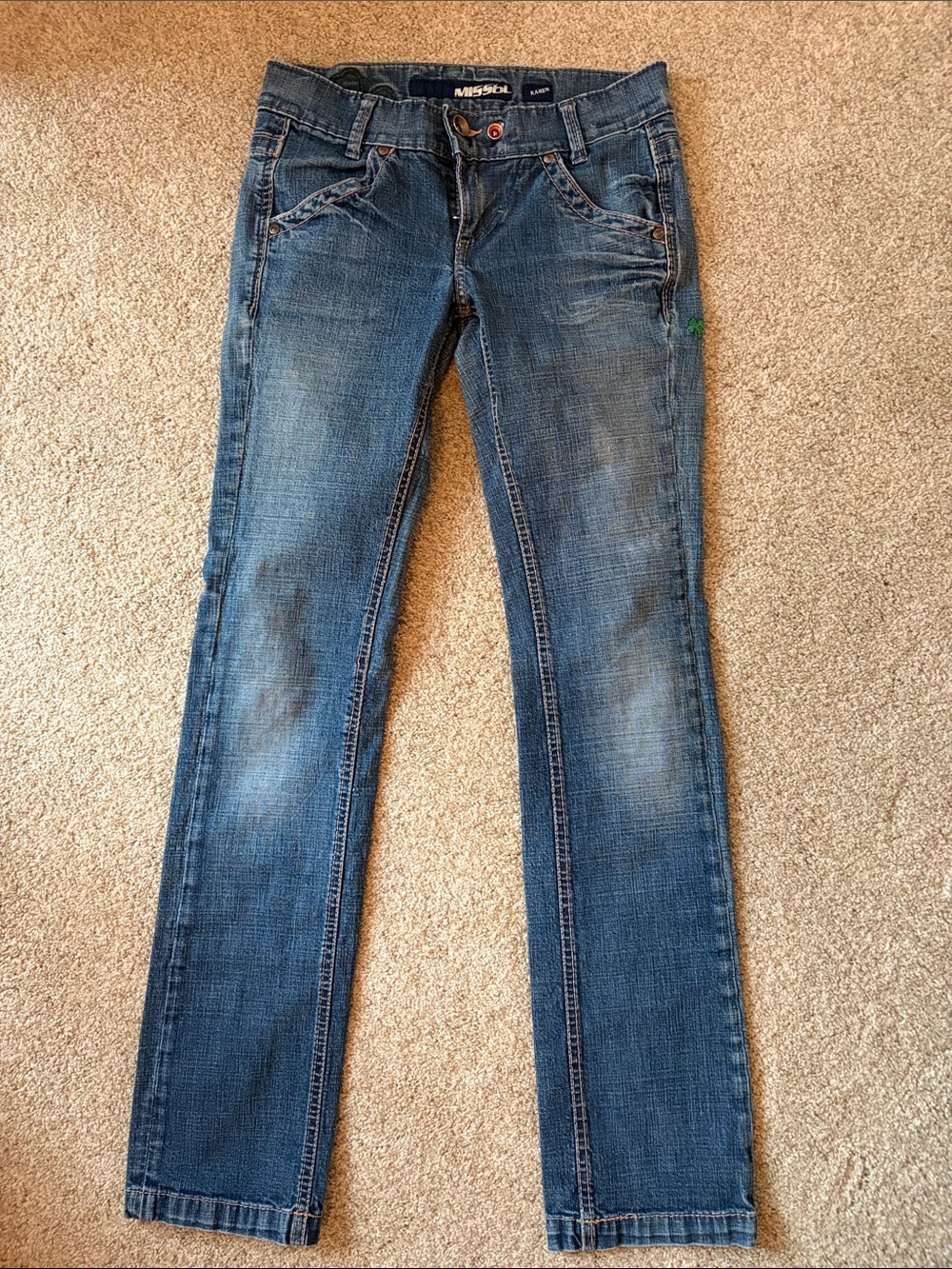 Miss Sixty Faded Blue Skinny Jeans